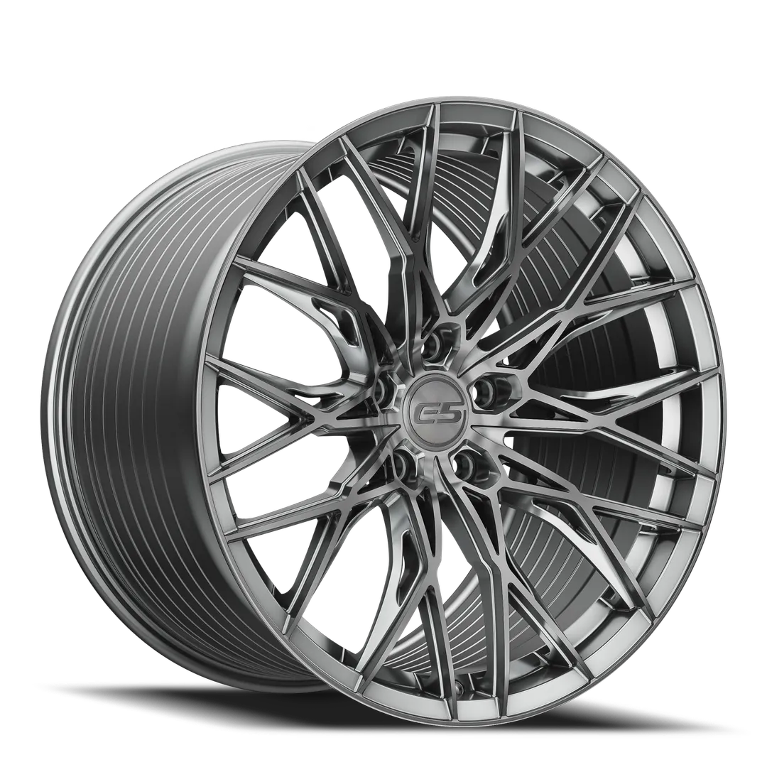 E5 Sebring wheel in Titanium Brushed finish
